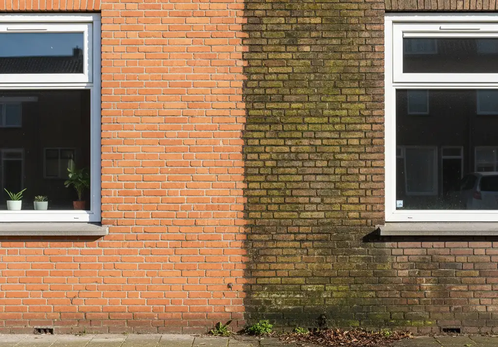 Gevelreiniging van woningen in Limburg